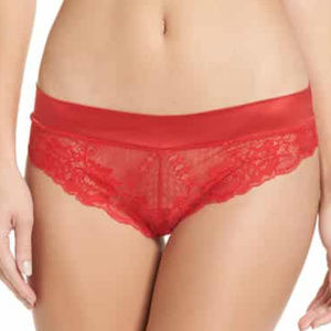 PALINDROME NEVER NEVER CHEEKIE BRIEF PANTY RED LARGE NWOT